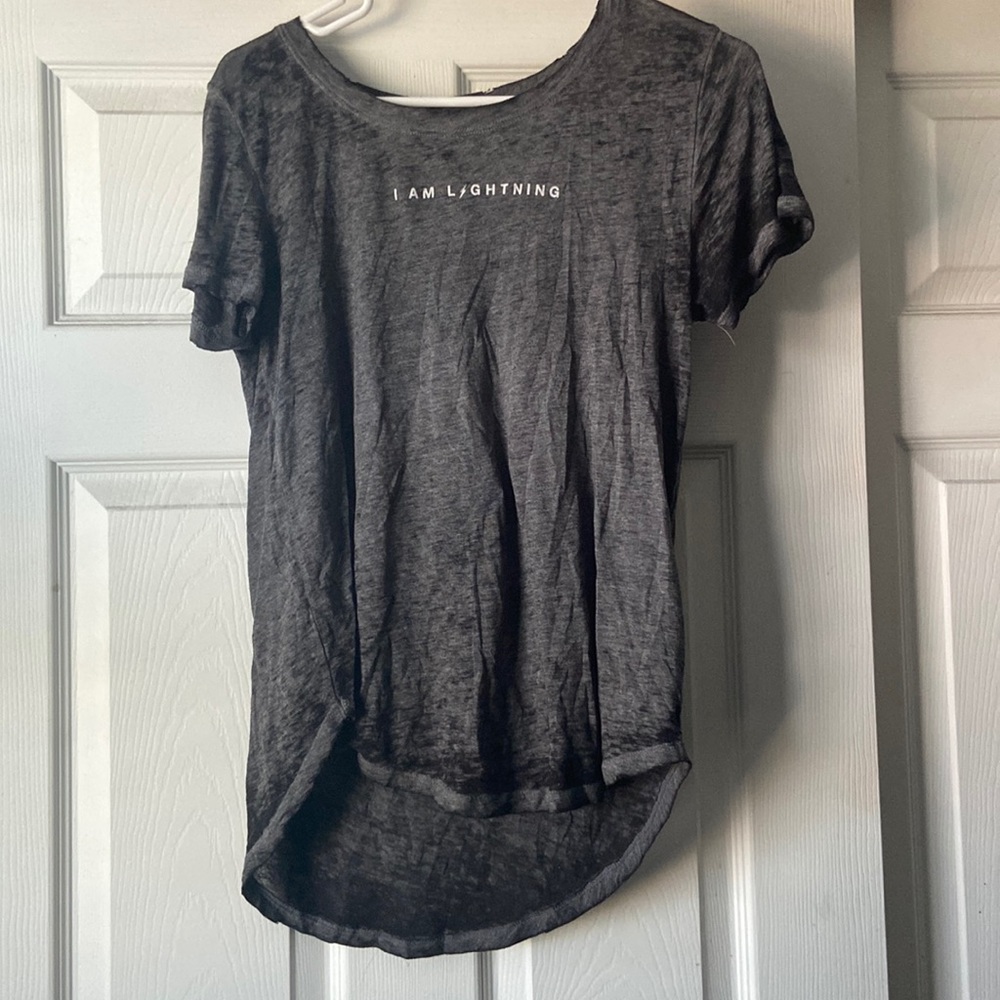 HOLLISTER grey i am lighting tee